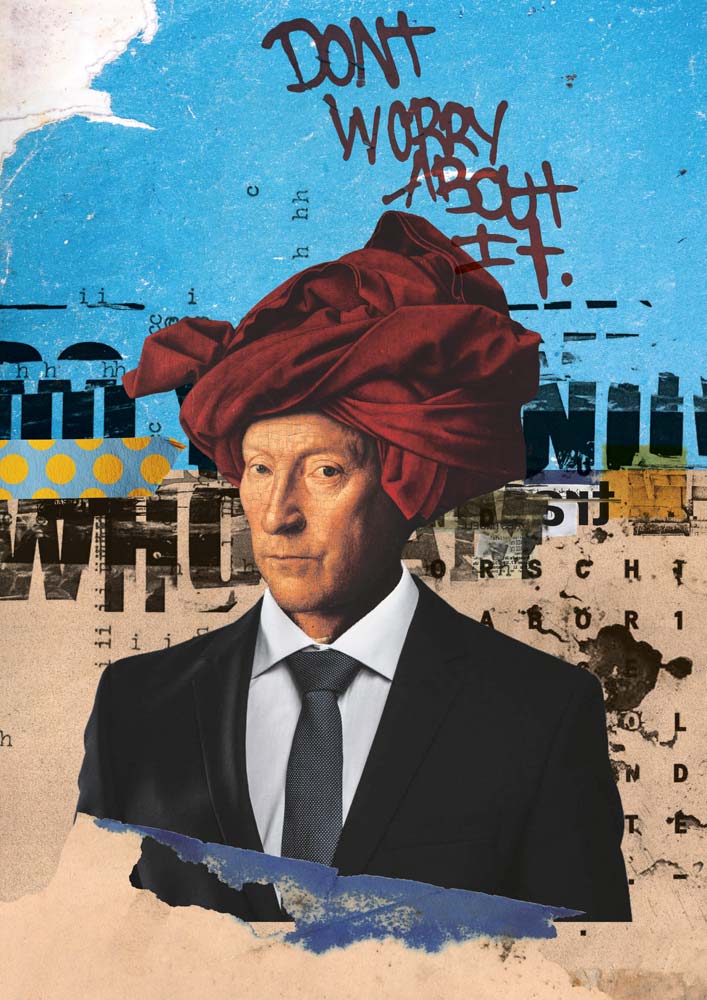 Marbella artist David Hopkins artist in Marbella New Old Masters - Jan Van Eyck