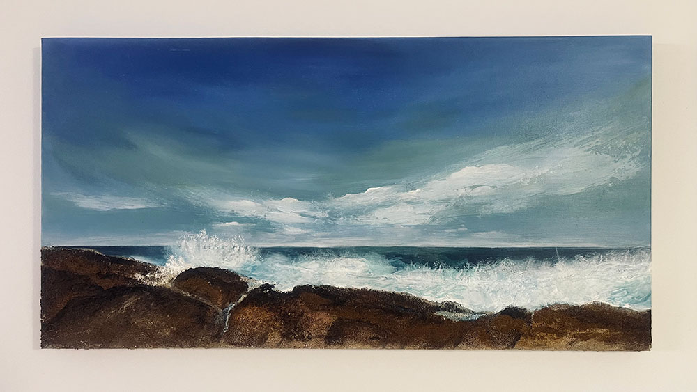 Naima Hayat marbella artists group - Breaking Waves
