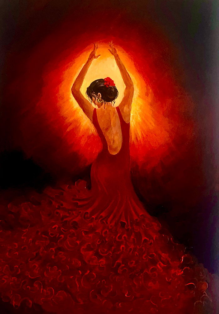 Naima Hayat marbella artists group - Flamenco Love