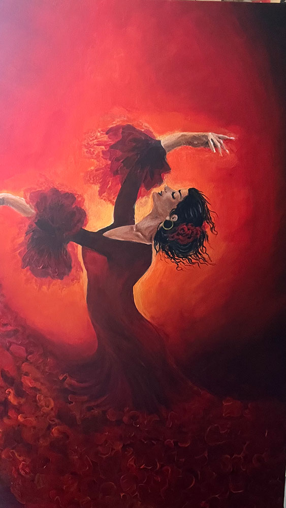 Naima Hayat marbella artists group - The Dance